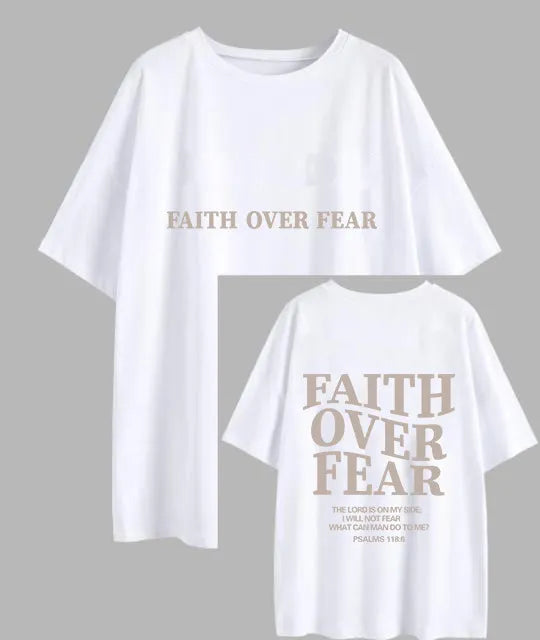 Faith Over Fear Loose T-Shirt