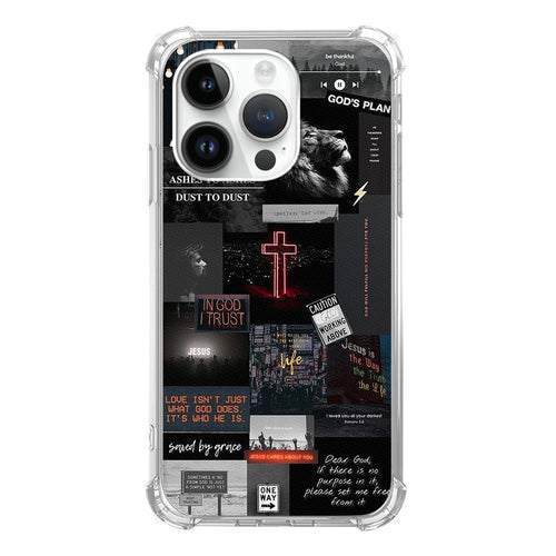 Christian Aesthetic Case Compatible with iPhone 15 Pro Bibilical Faith Case for iPhone 15 Pro Cool TPU Bumper Phone Case Cover
