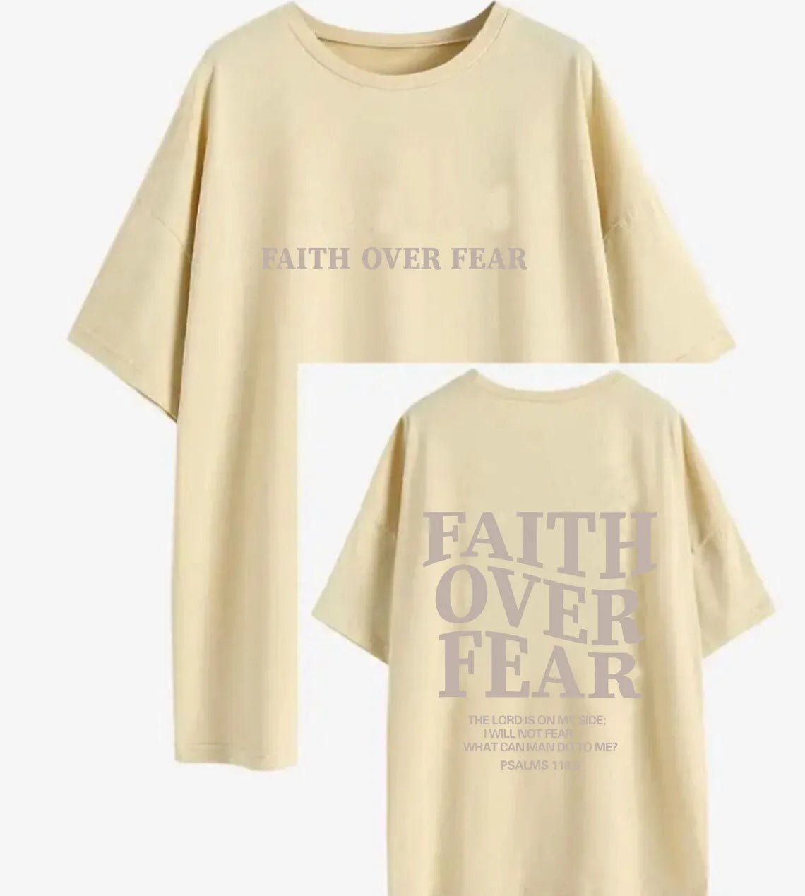 Faith Over Fear Loose T-Shirt
