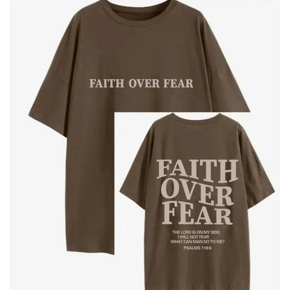 Faith Over Fear Loose T-Shirt
