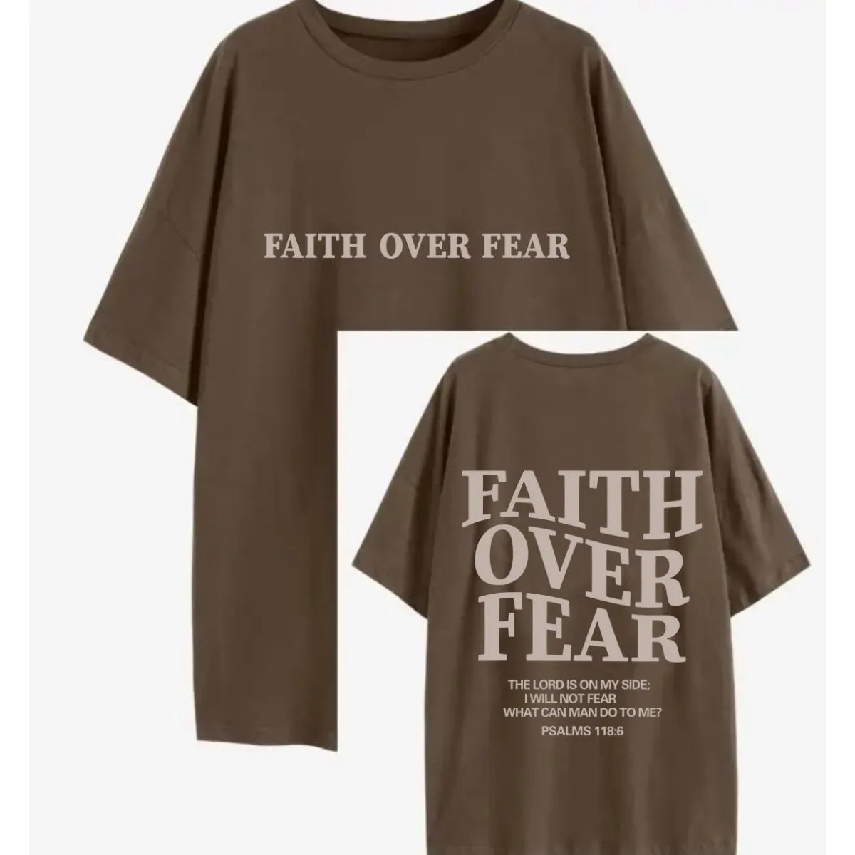 Faith Over Fear Loose T-Shirt